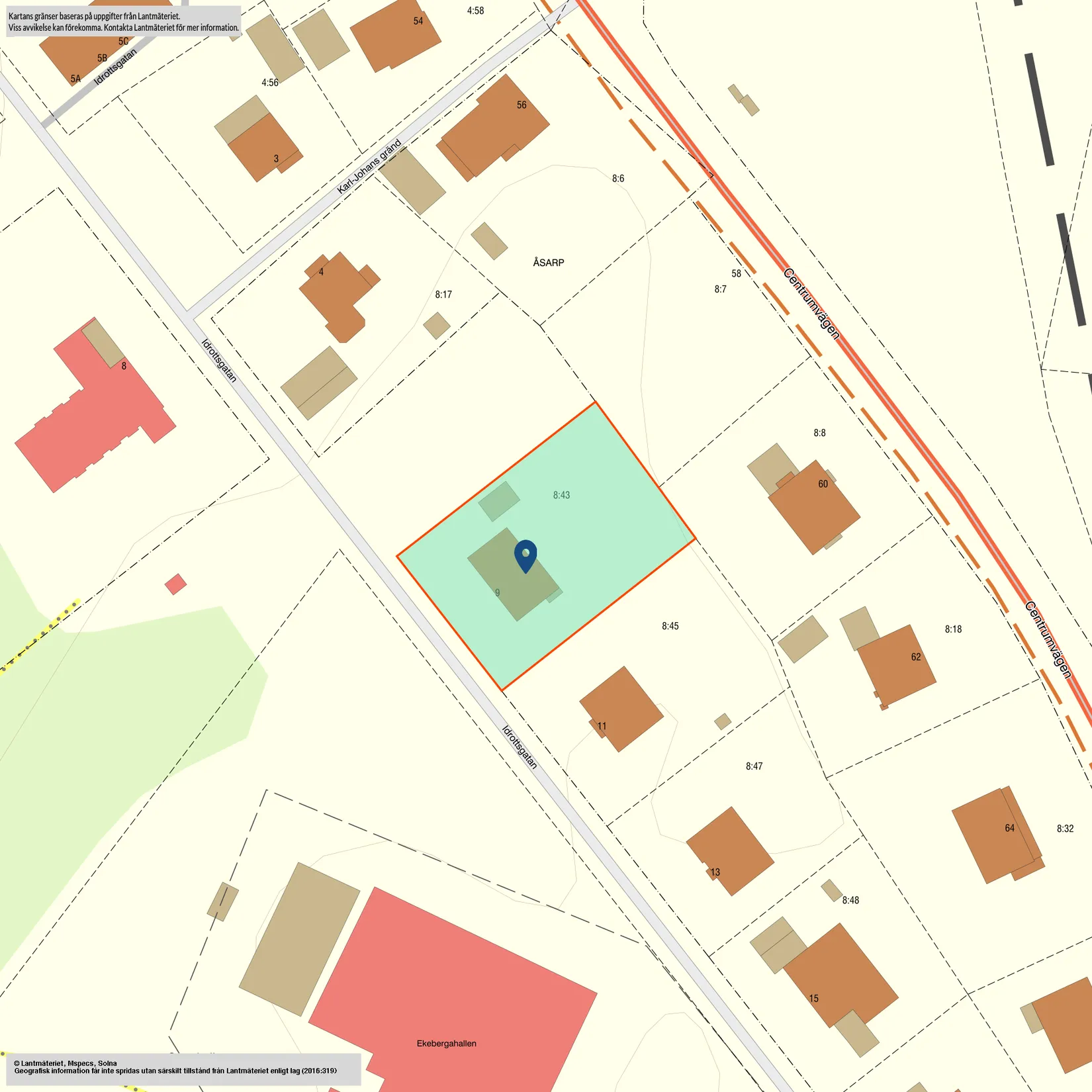 Villa, Idrottsgatan 9, Falköping
