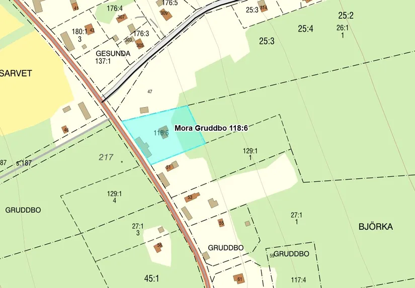 Fritidshus, Sollerö björka 49, Gesunda, Mora