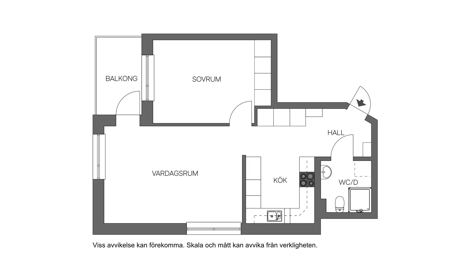 Bostadsrätt, Porfyrvägen 3B, Gimonäs, Umeå