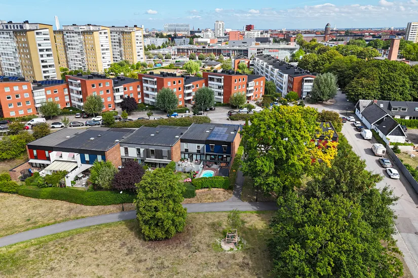 Radhus, Blekingsborgsgatan 28, Kulladal, Malmö
