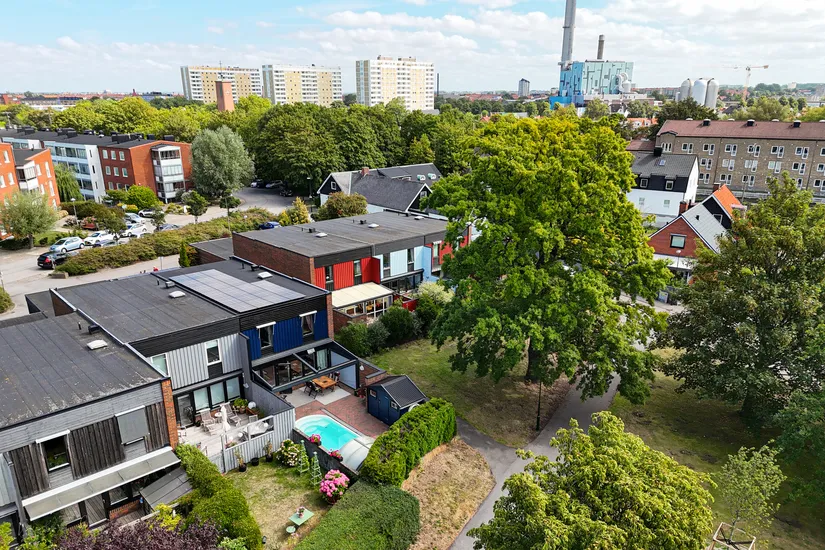 Radhus, Blekingsborgsgatan 28, Kulladal, Malmö