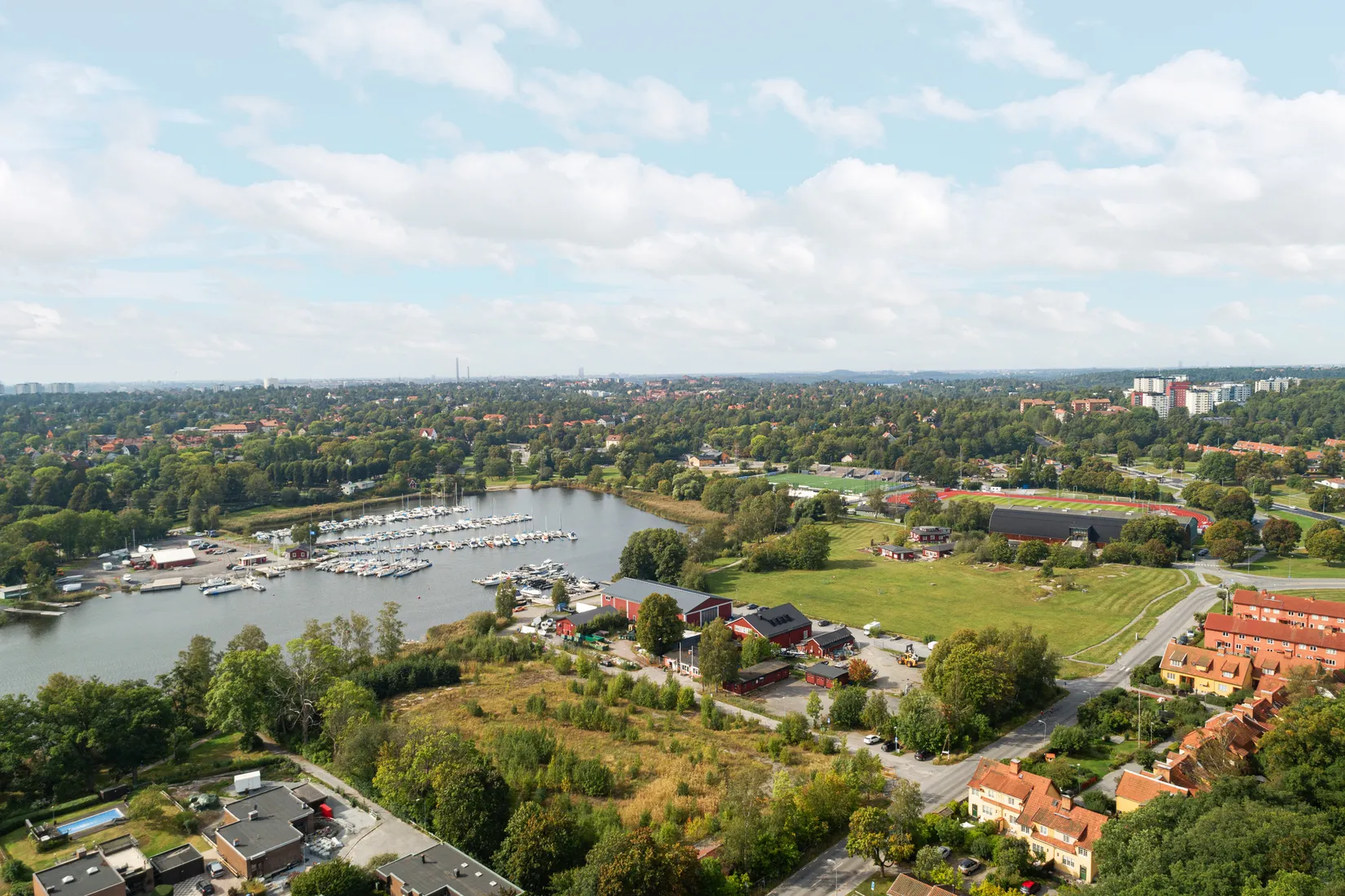 Radhus, Canadastigen 33, Kyrkviken, Lidingö