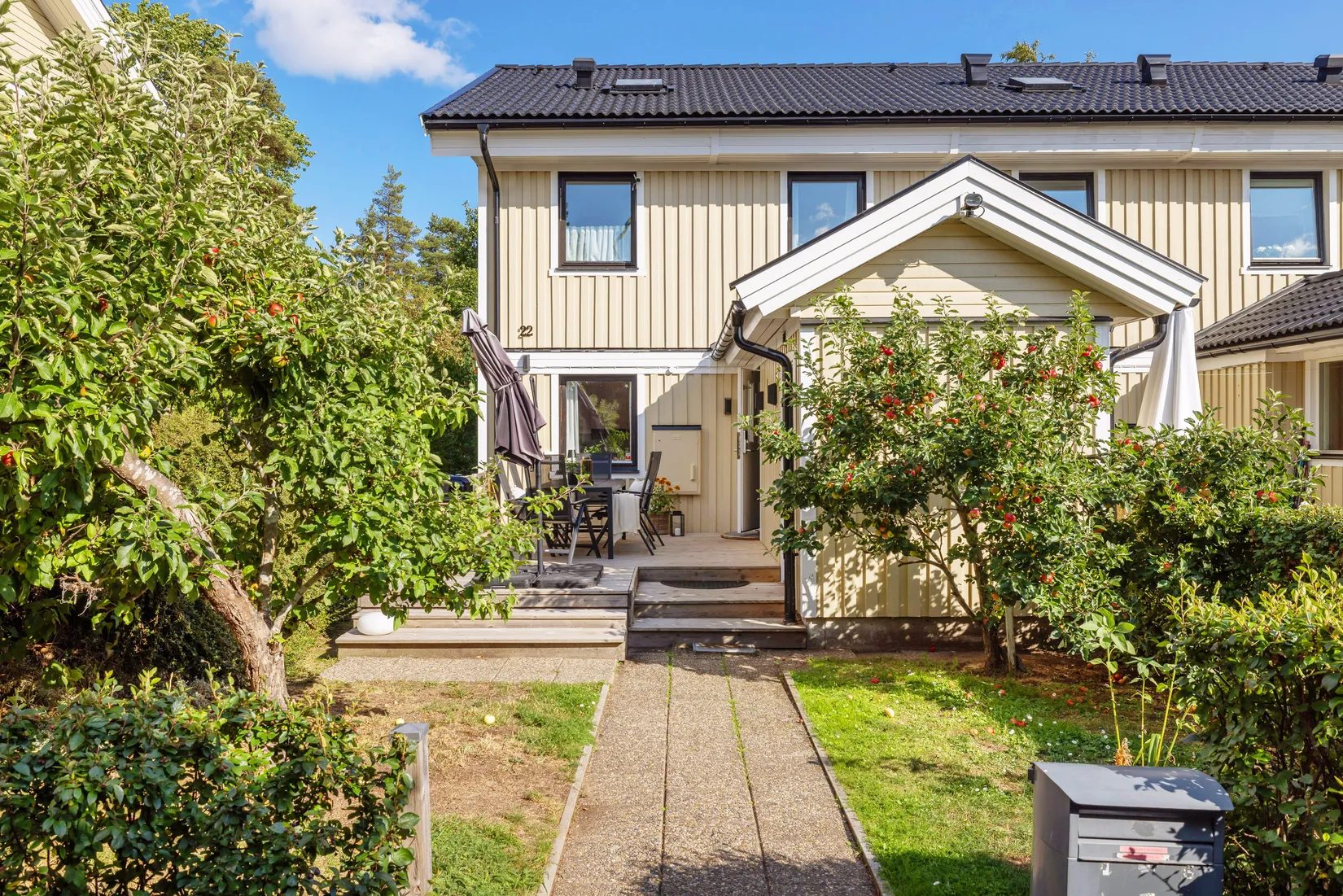 Radhus, Alpstigen 22, Lännersta, Nacka