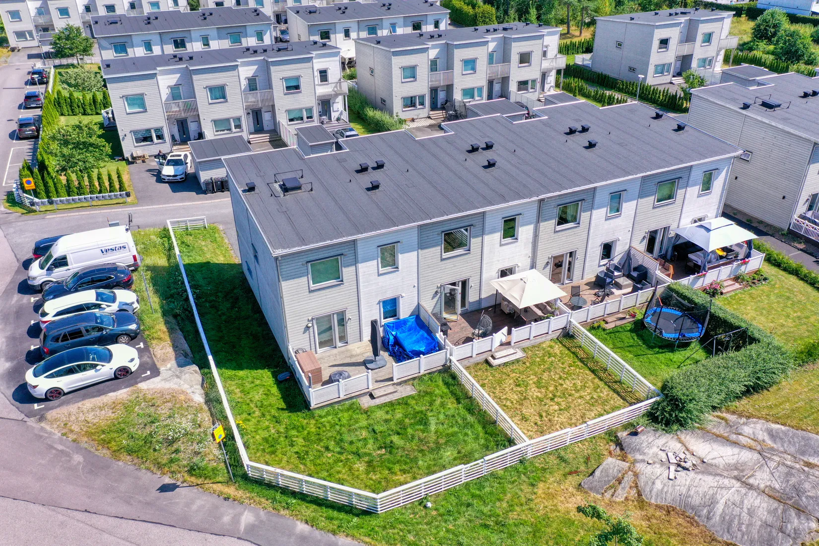 Radhus, Cykelvädersgatan 5, Biskopsgården, Göteborg