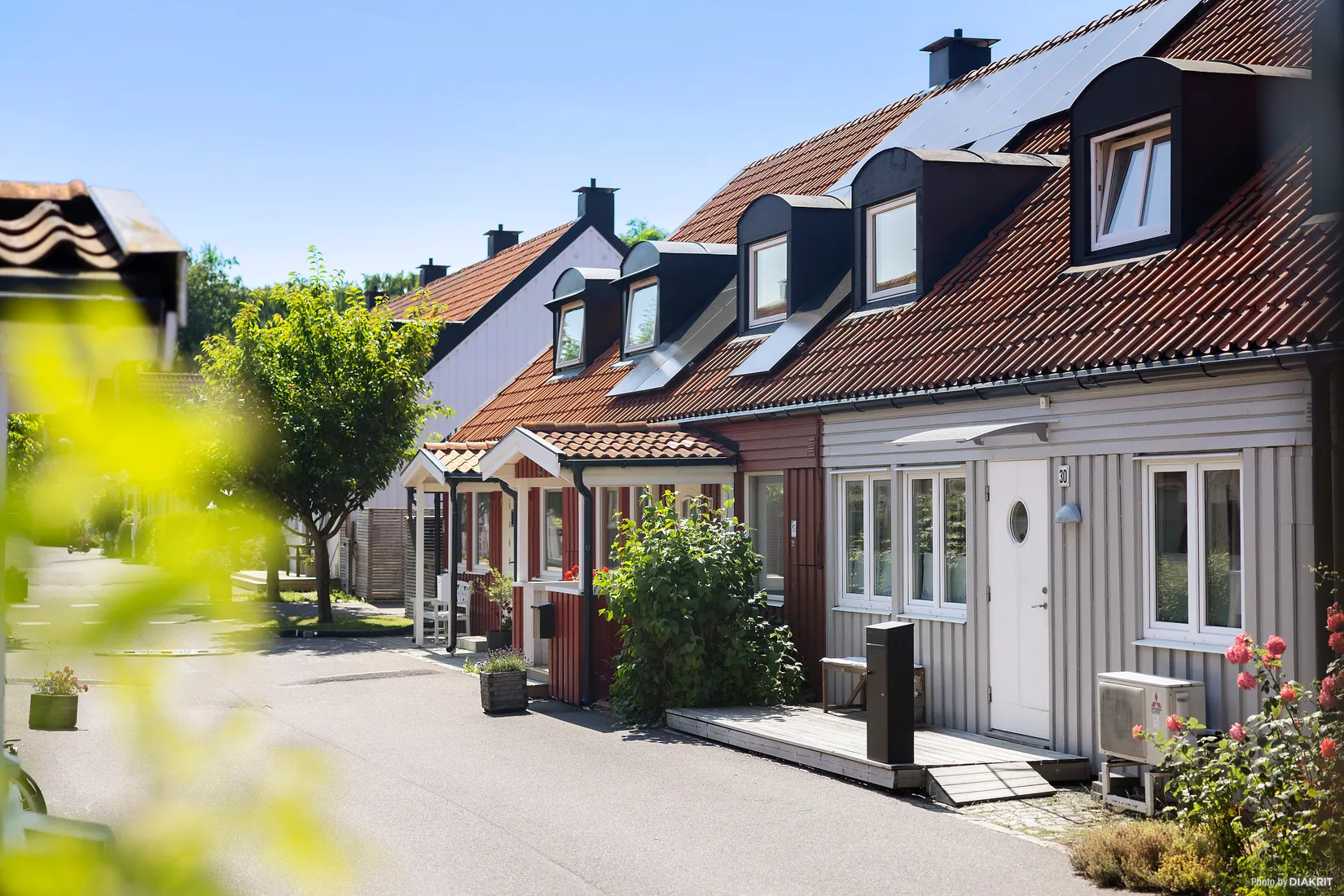 Radhus, Gråskärsgatan 30, Önnered, Göteborg