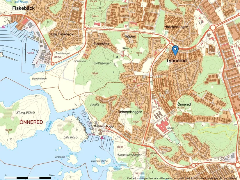 Radhus, Gråskärsgatan 30, Önnered, Göteborg