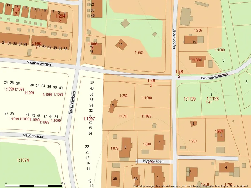 Tomt, Nyponvägen, Ormsta, Vallentuna