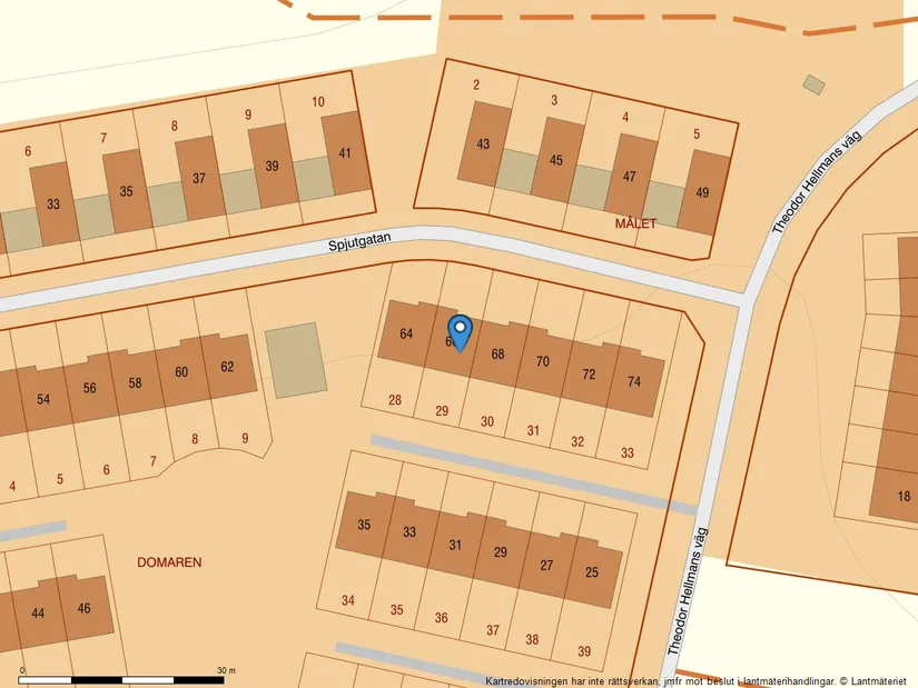 Radhus, Spjutgatan 66, Murberget/Änget, Härnösand