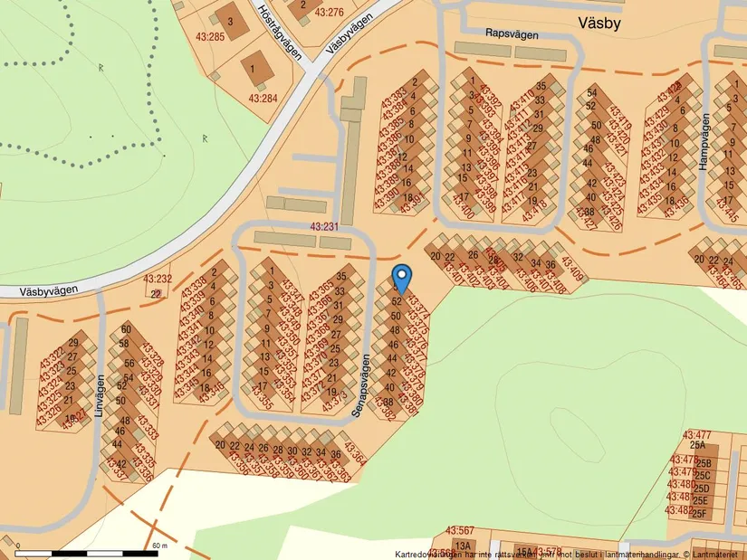 Radhus, Senapsvägen 54, Ekerö Väsby, Ekerö