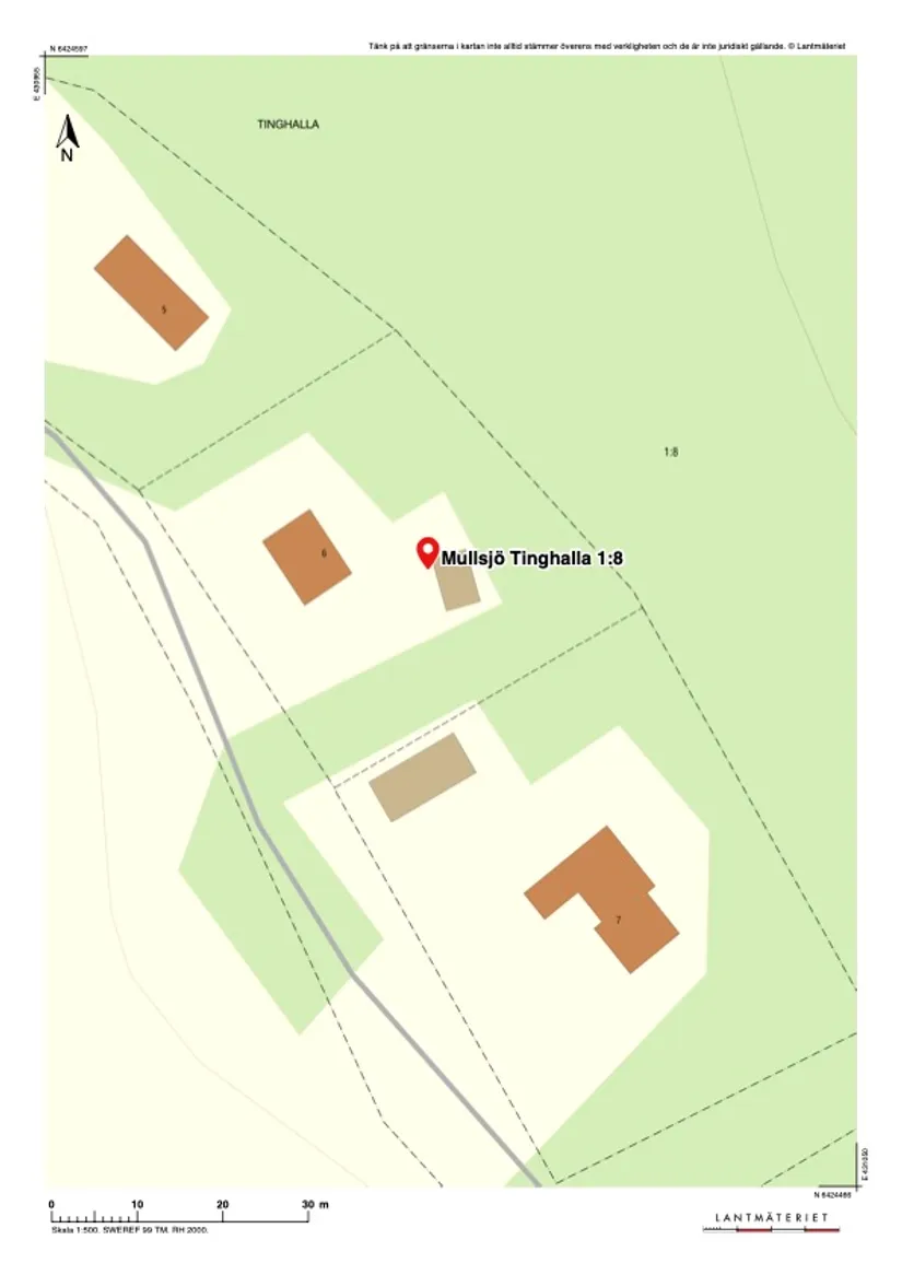 Fritidshus, Tinghalla 8, Mullsjö