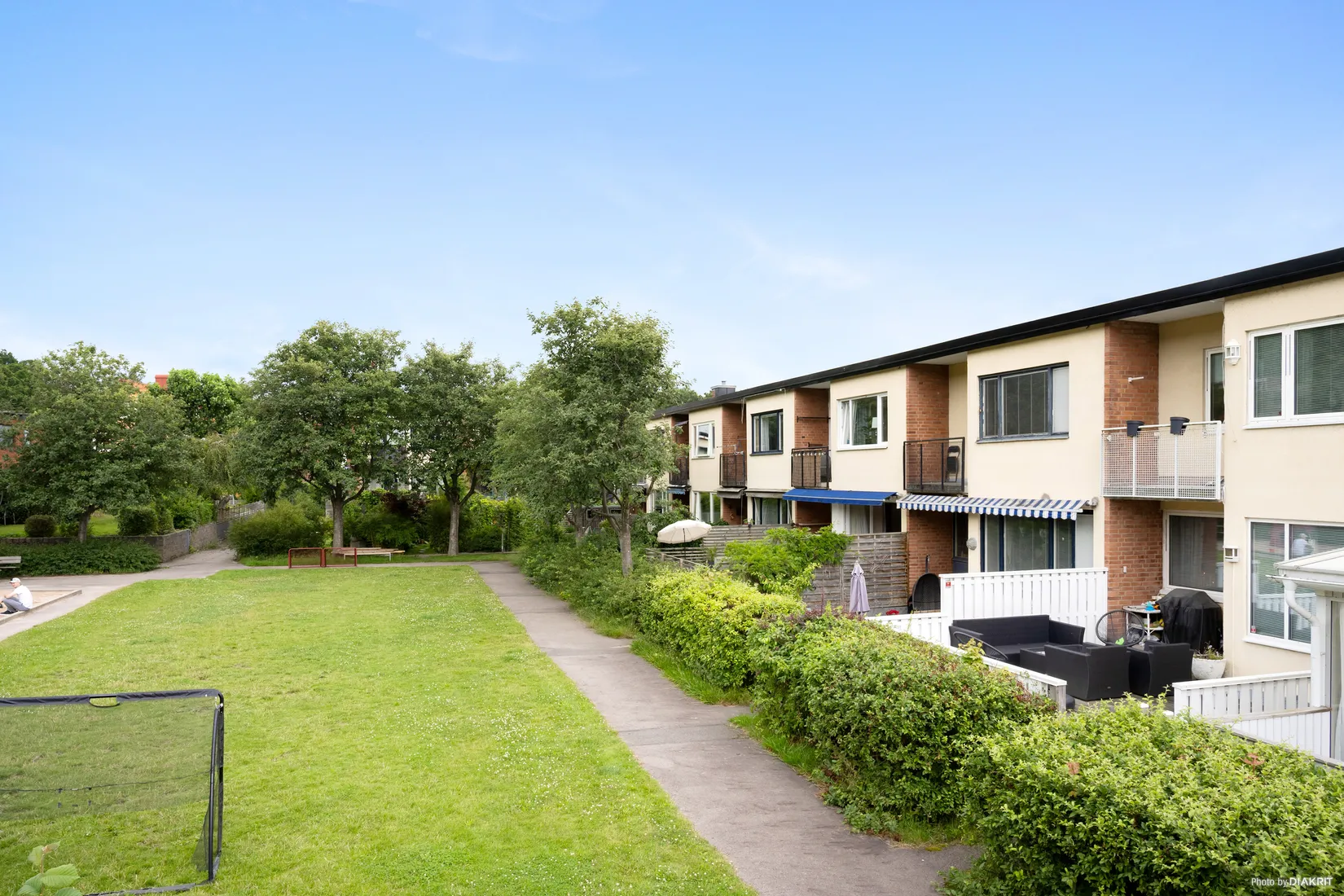Radhus, Gymnasiegatan 43, Örjans Vall, Halmstad