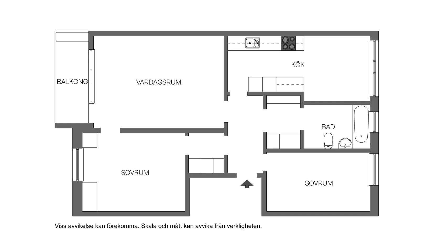 Bostadsrätt, Storgatan 13A, Väst på stan, Umeå
