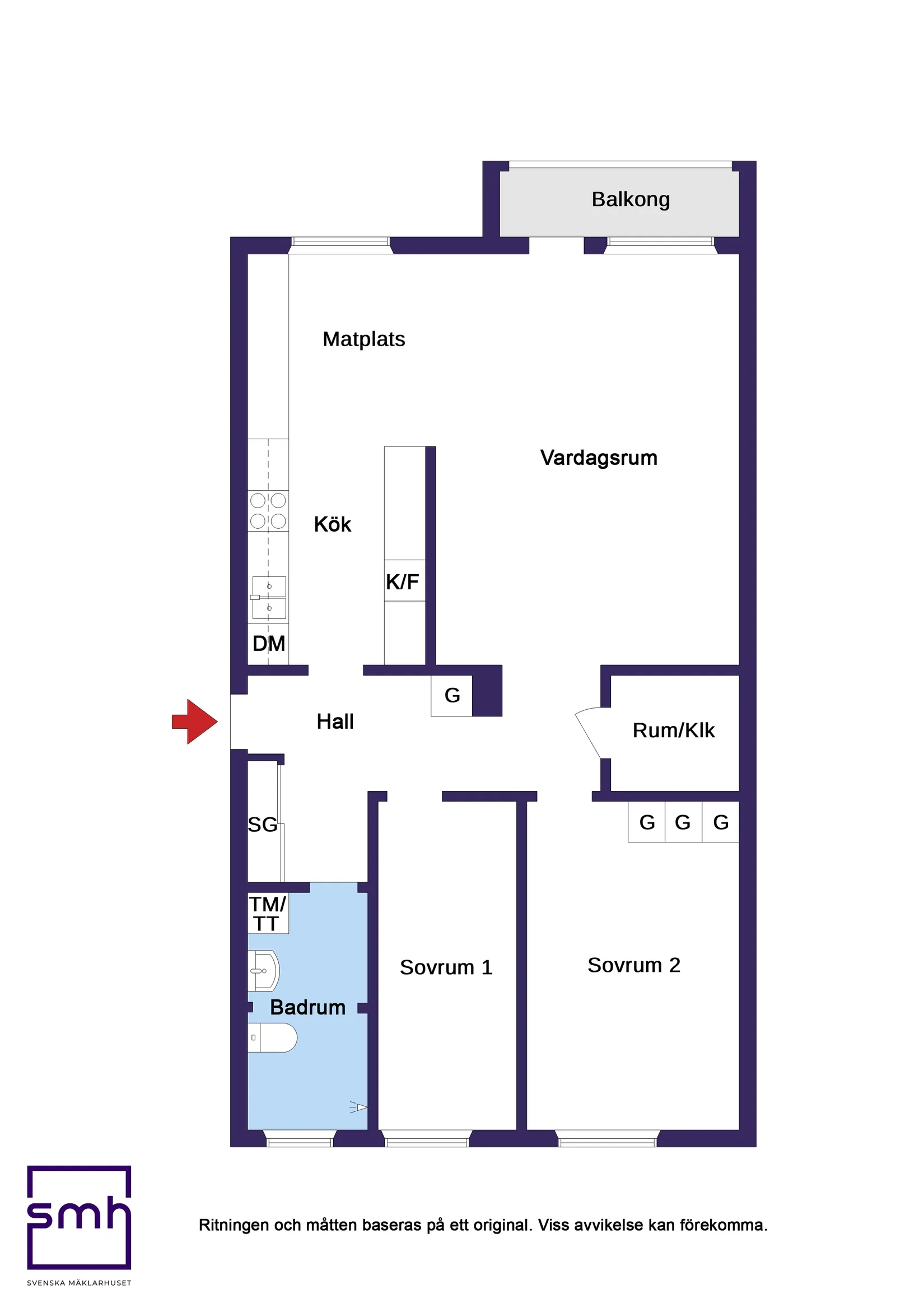 Bostadsrätt, Huggarvägen 5, Västerhaninge, Haninge