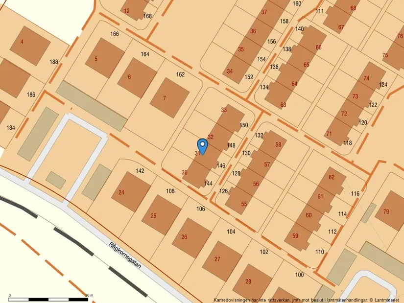 Radhus, Rågkornsgatan 146, Mölndal - Lindhaga, Mölndal