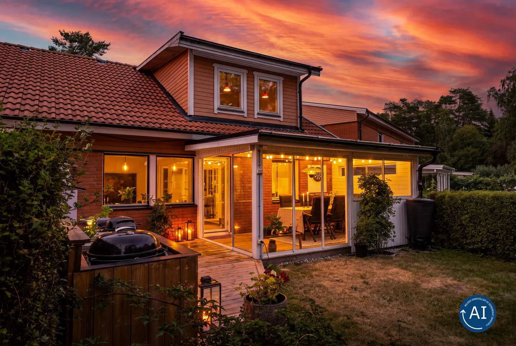 Radhus, Skogsmyragatan 36, Gånsta, Enköping