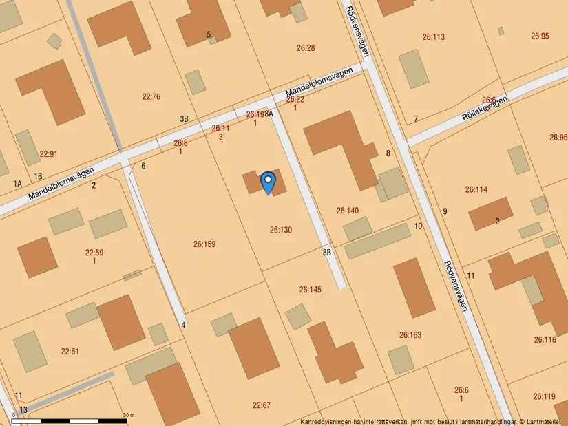 Fritidshus, Mandelblomsvägen 8A, Beddingestrand, Trelleborg