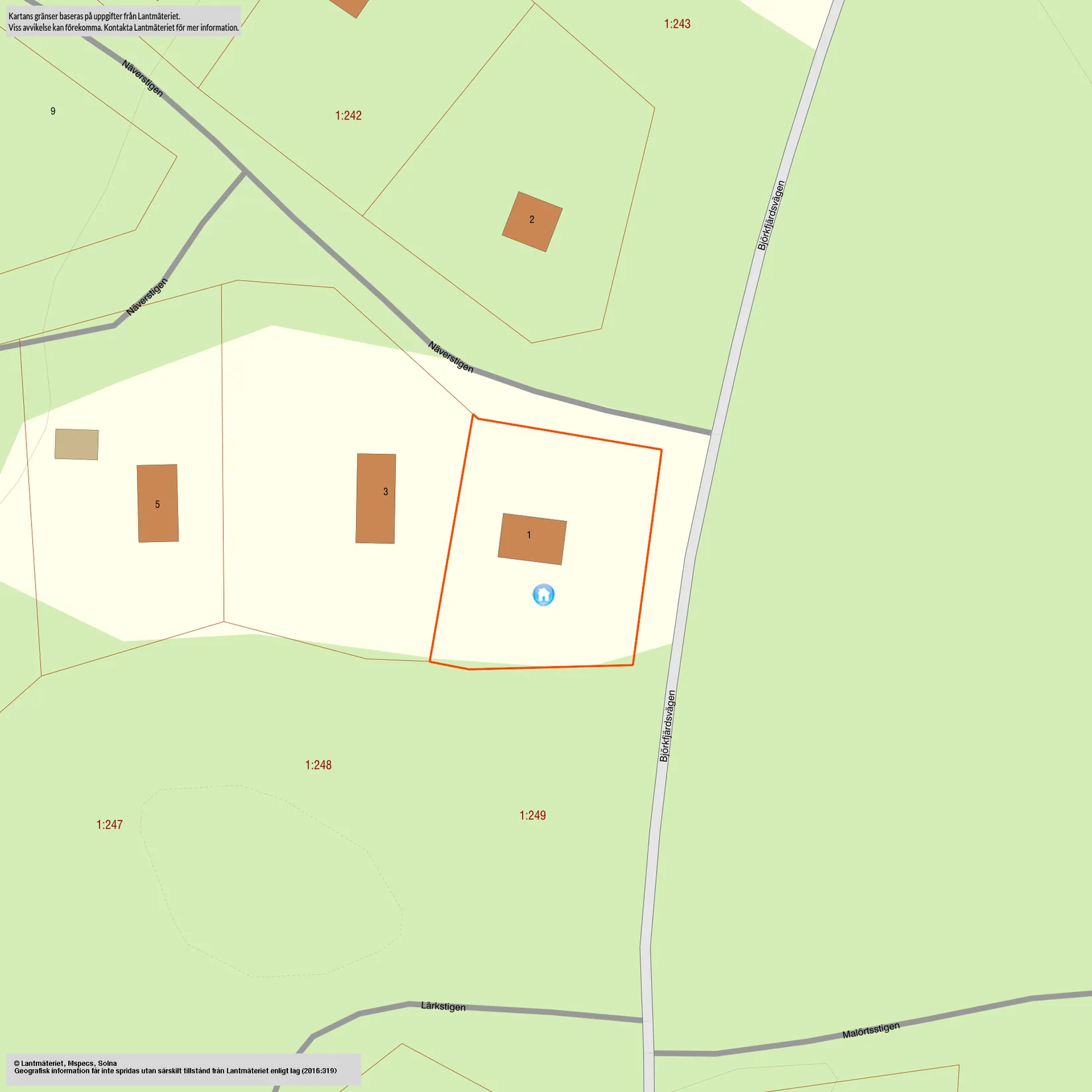 Fritidshus, Näverstigen 1, Vätö, Norrtälje