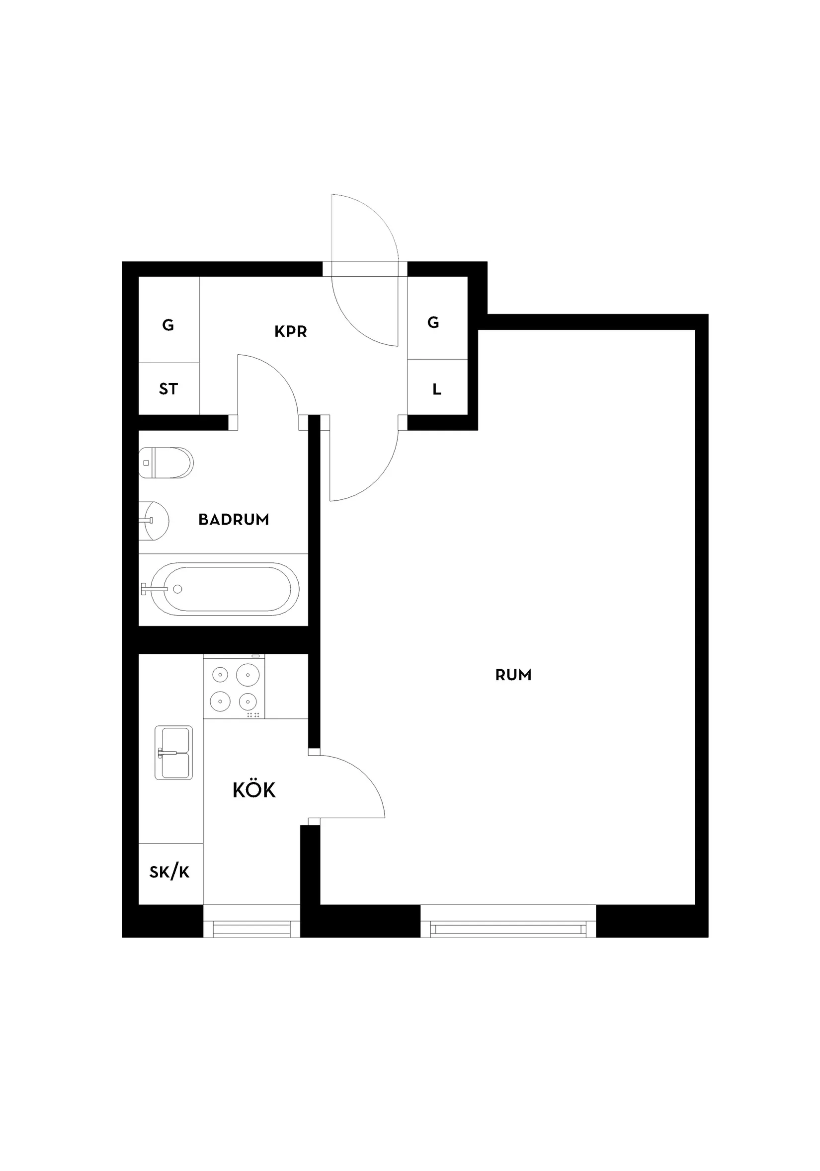 Bostadsrätt, Jupitervägen 15, Stenkulla, Nyköping