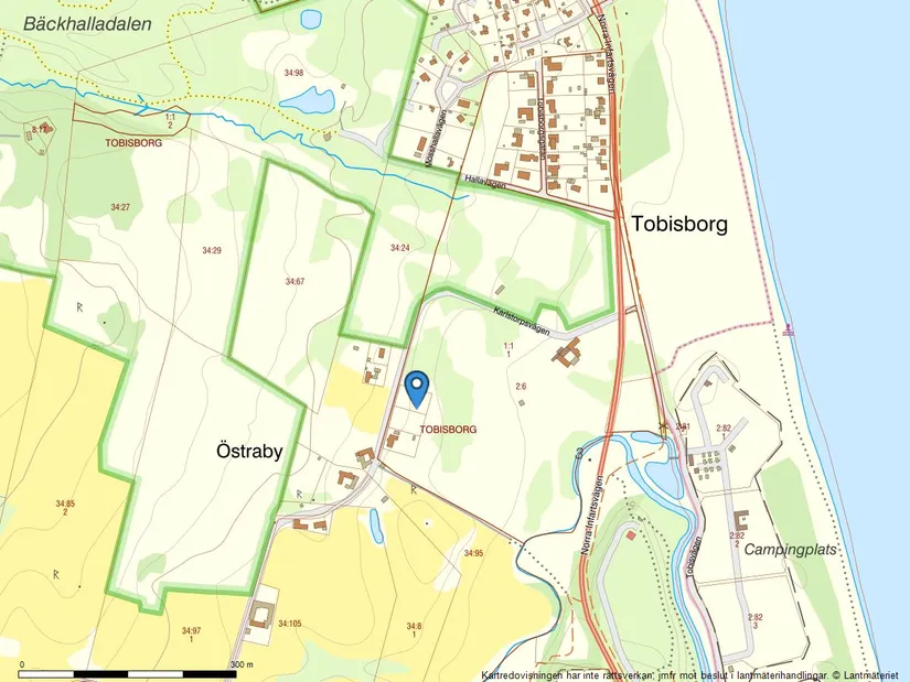 Tomt, Karlstorpsvägen 36, Tobisborg, Simrishamn