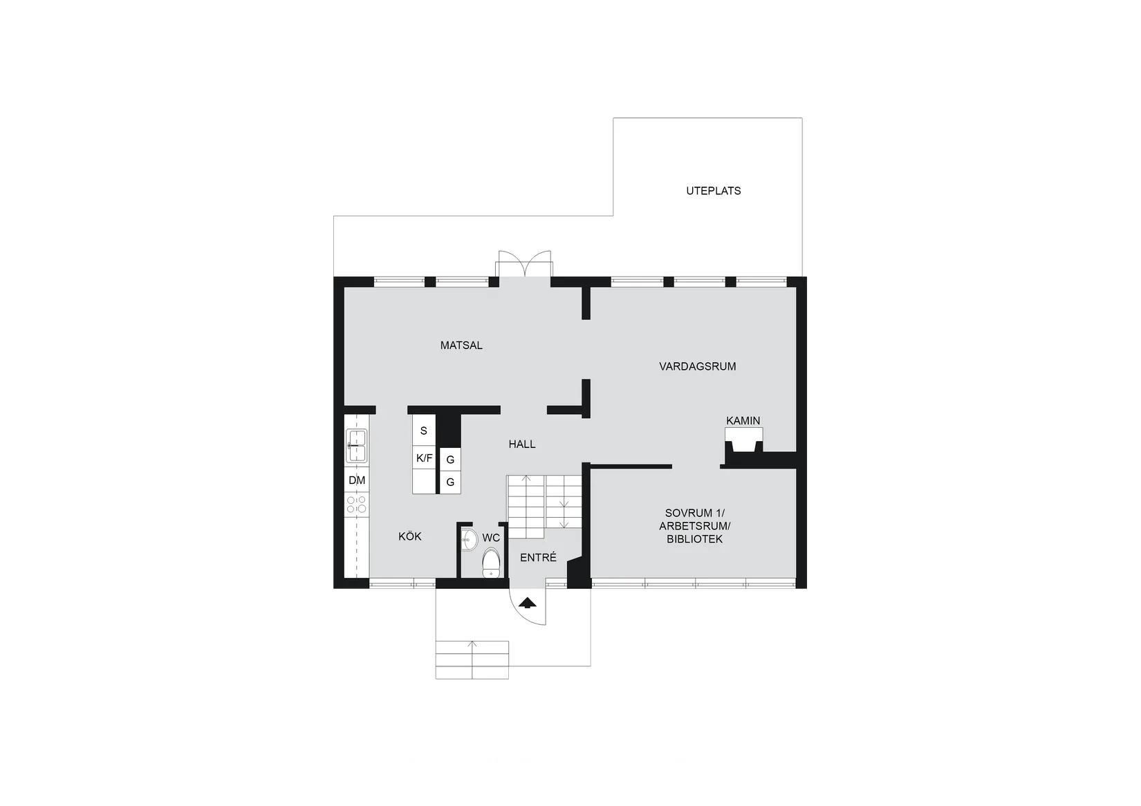 Radhus, Eriksbergsvägen 15A, Eriksberg, Uppsala