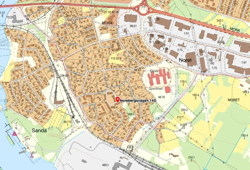 Bostadsrätt, Norebergsvägen 14D, Noret, Mora