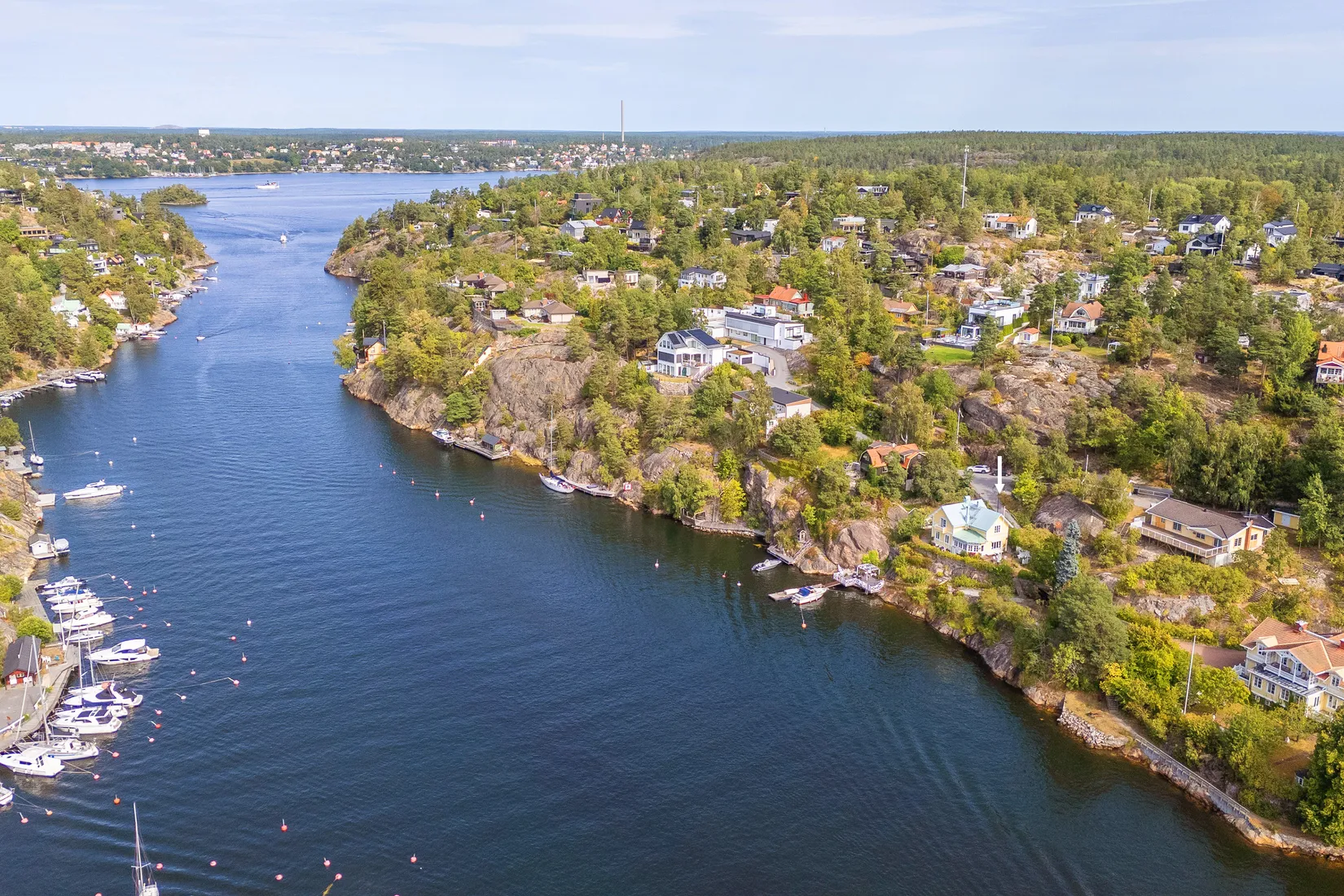 Villa, Björknäs strandpromenad 2, Lilla Björknäs, Nacka