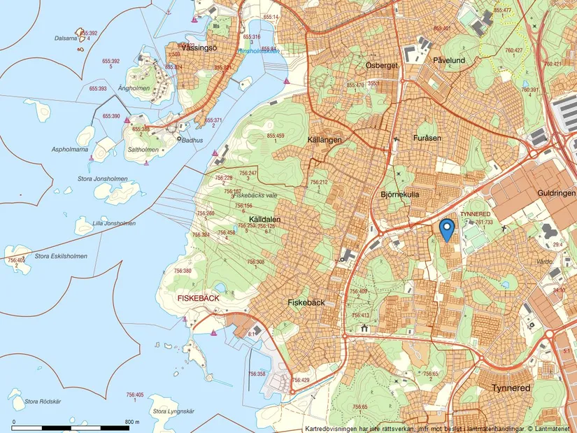 Radhus, Apelsingatan 69, Fiskebäck, Göteborg