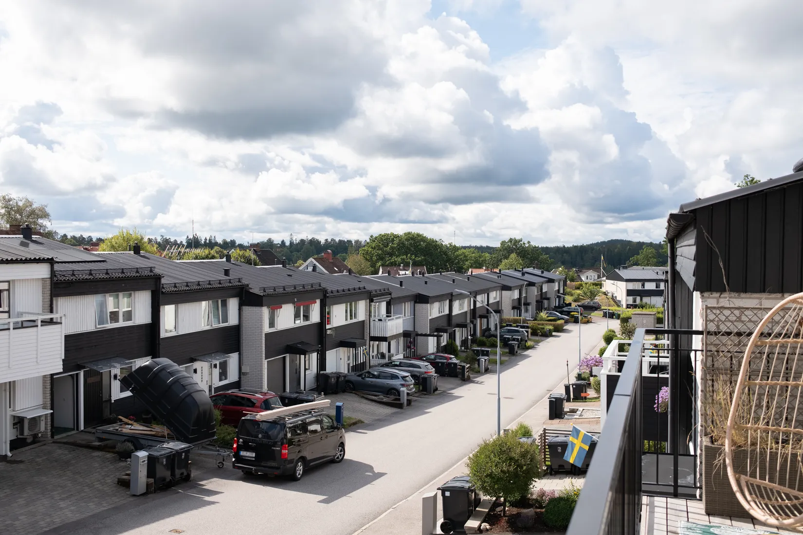 Radhus, Länghemsgatan 8, Trandared, Borås