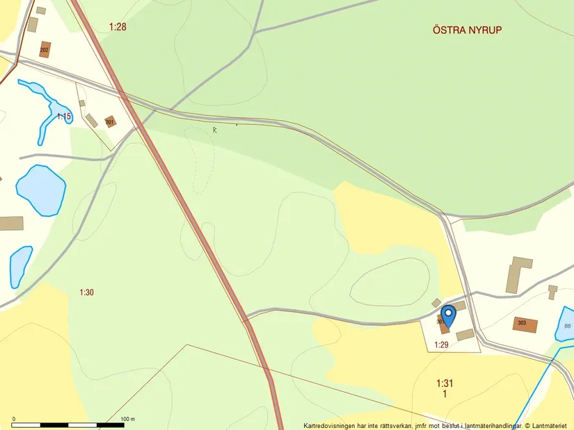 Gård/Skog, Östra Nyrup 301, Höör
