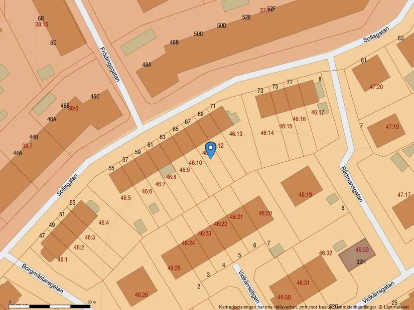 Radhus, Sofiagatan 67, Strömmensberg, Göteborg
