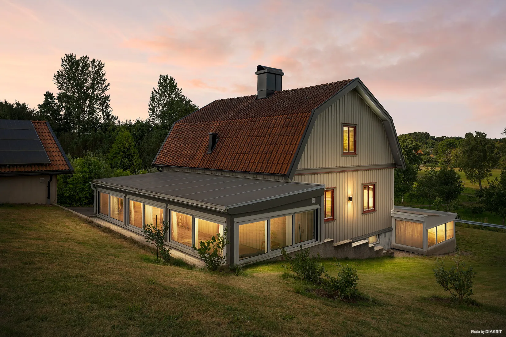 Villa, Norra vägen 1, Vessigebro, Falkenberg