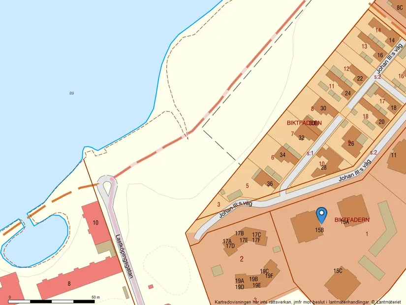 Bostadsrätt, Johan III:s väg 15B, 2 vån, Centralt, Vadstena