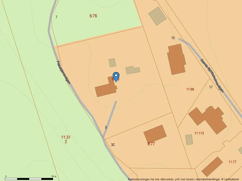Fritidshus, Flaketjärnsvägen 5, Gråbo, Lerum