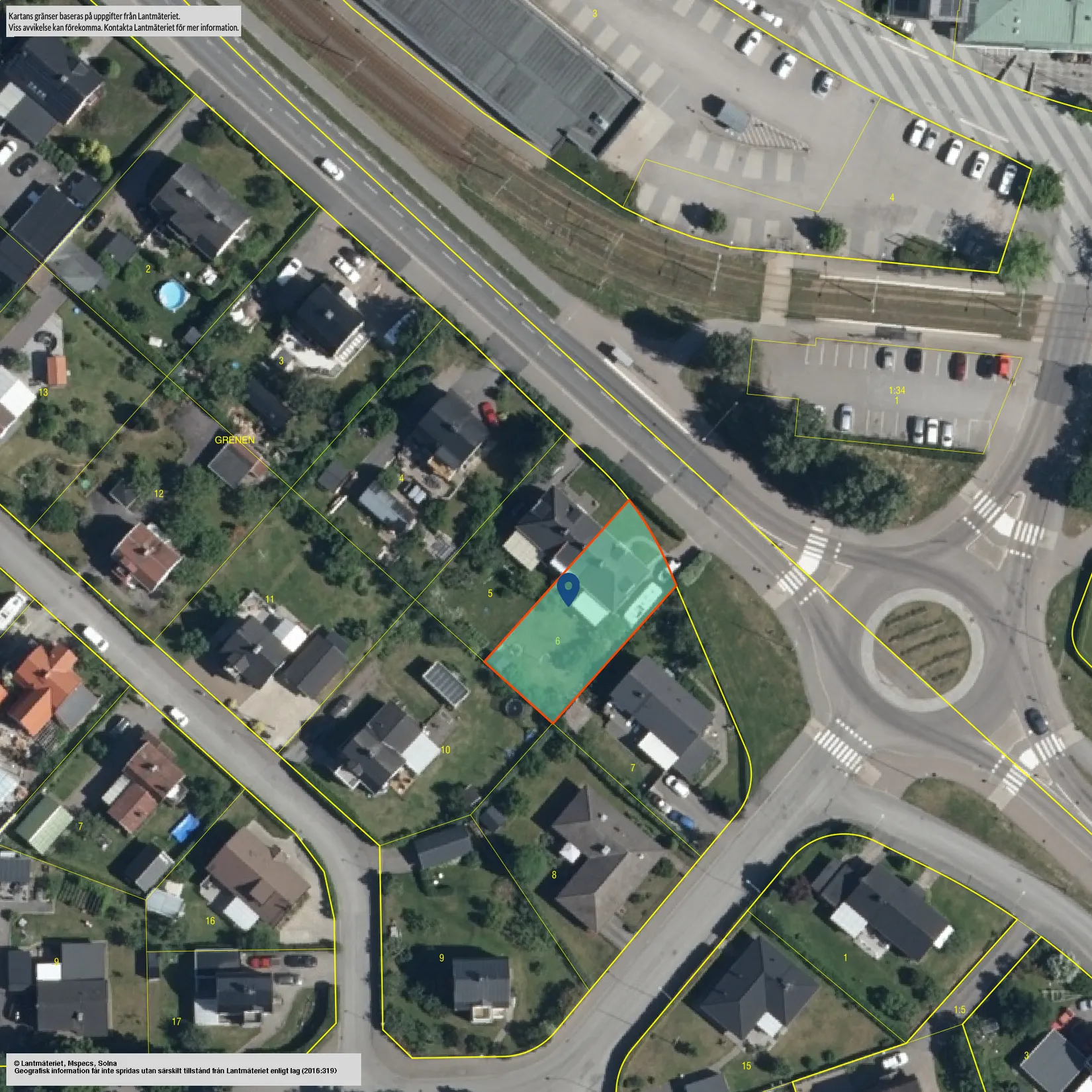 Radhus, Finspångsvägen 99A, Pryssgården, Norrköping