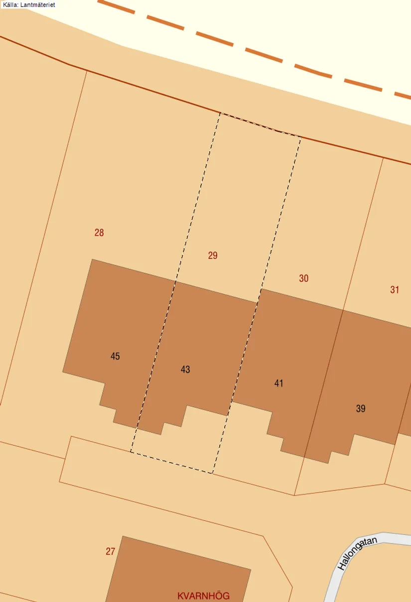 Radhus, Hallongatan 43, Videdal - Husie, Malmö