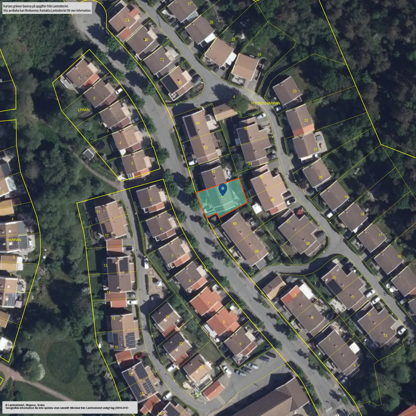 Radhus, Eklanda skog 94, Eklanda, Mölndal