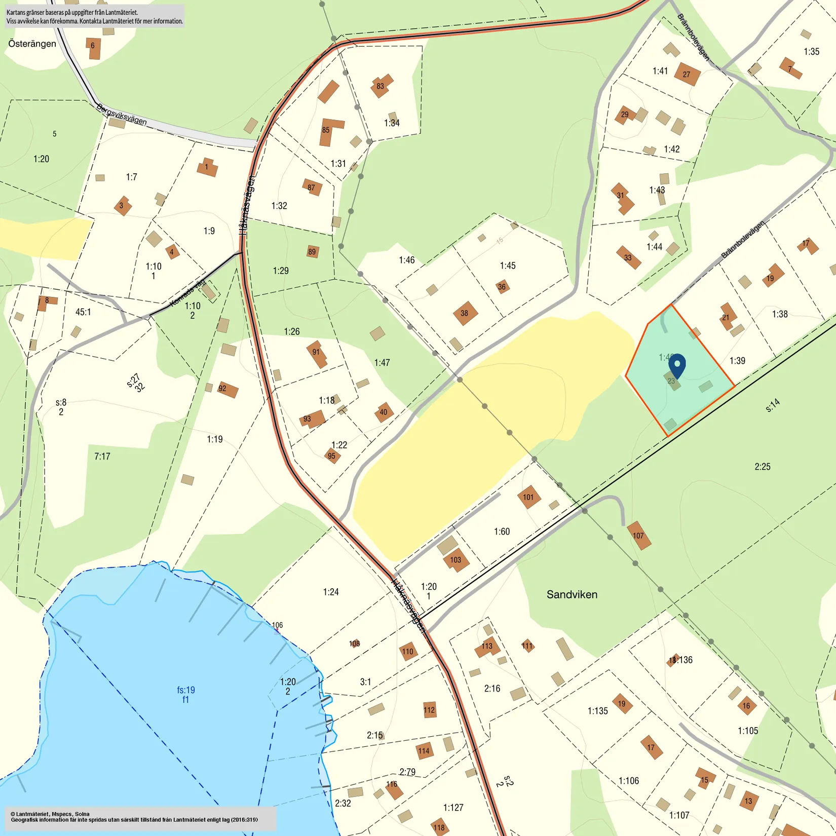 Fritidshus, Brännbolevägen 23, Vätö, Norrtälje