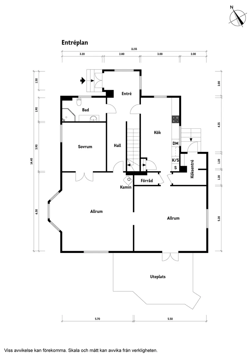Villa, Åbytorpsvägen 7, Centralt, Klippan