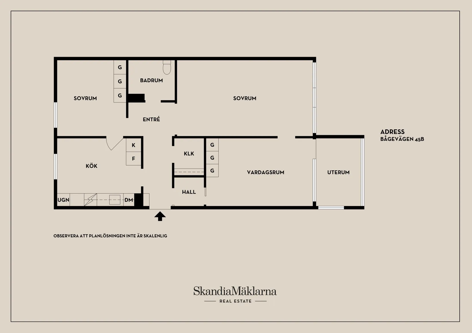 Bostadsrätt, Bågevägen 45B, Bosvedjan, Sundsvall
