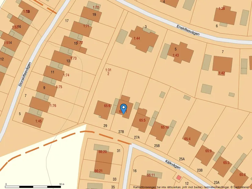 Radhus, Kälkvägen 27B, Valsätra, Uppsala