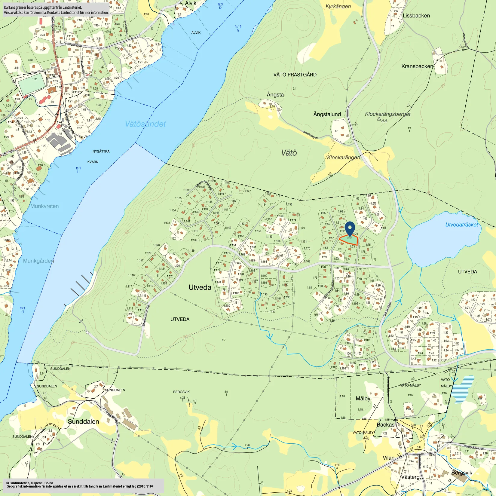 Fritidshus, Utveda hamnväg 25, Vätö, Norrtälje