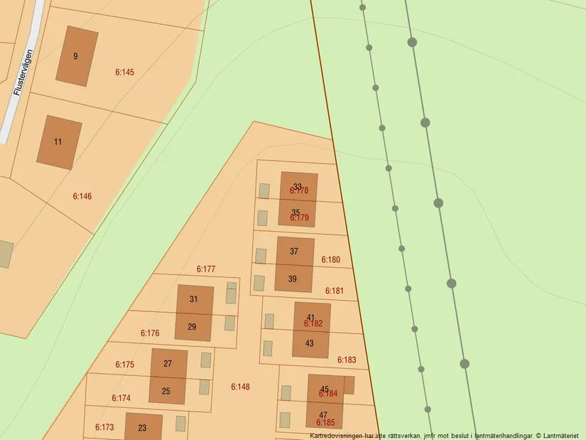 Radhus, Bistockvägen 35, Göta, Lilla Edet