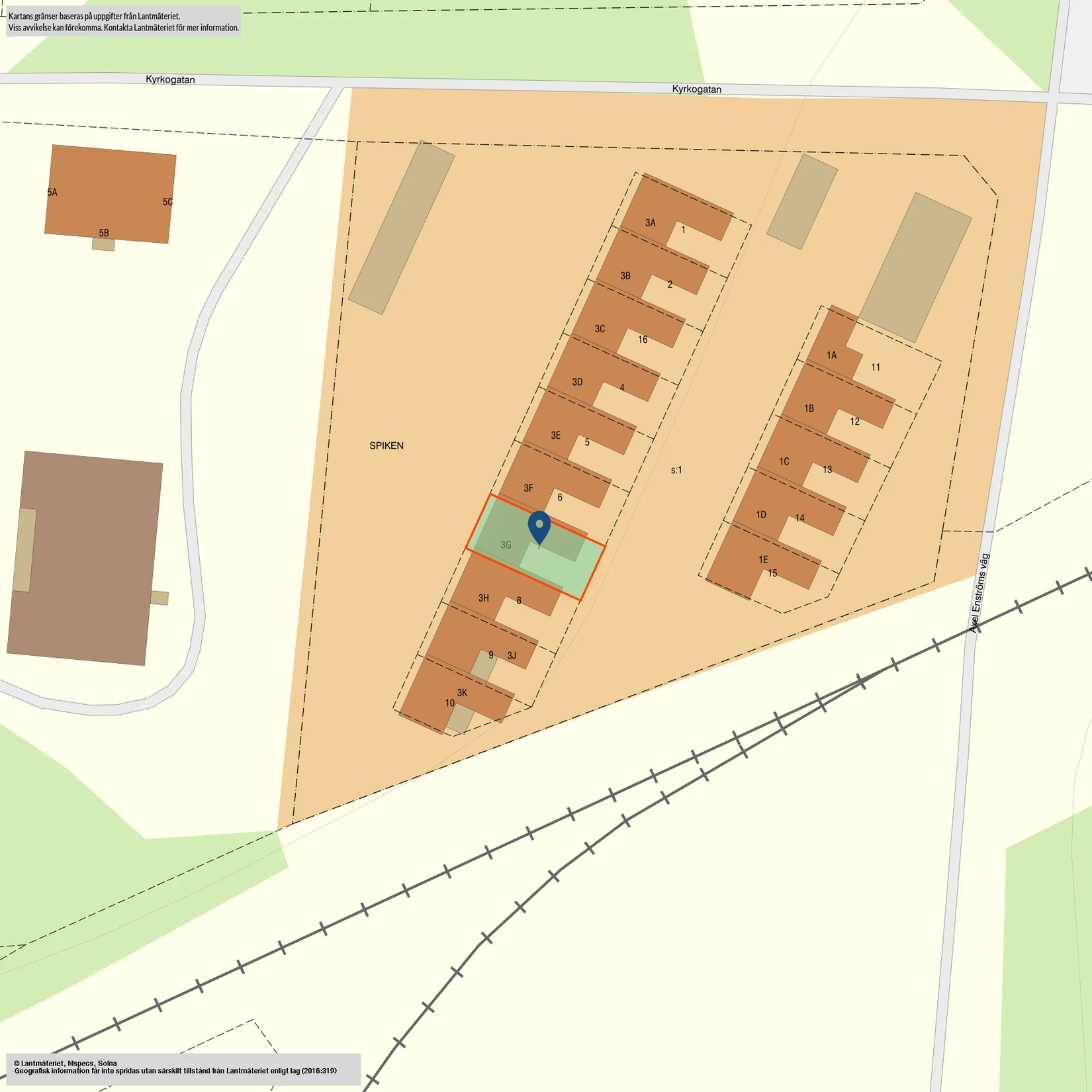 Radhus, Kyrkogatan 3G, holmsund, Umeå