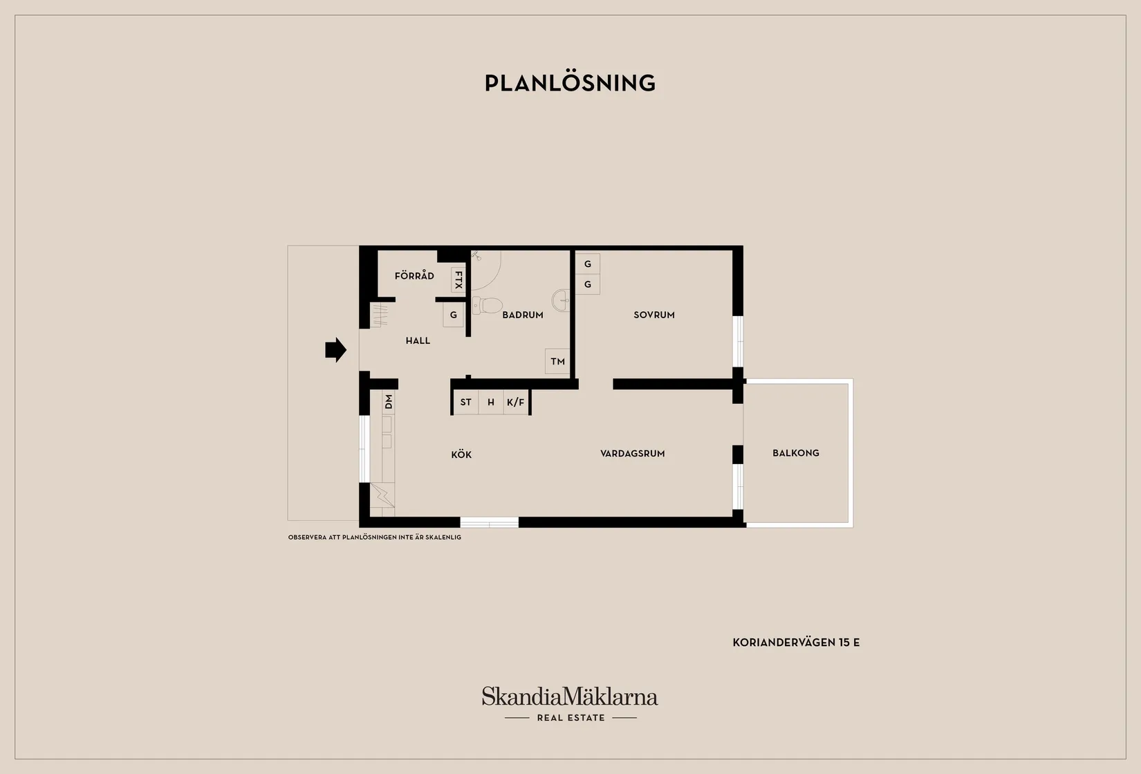 Bostadsrätt, Koriandervägen 15E, Höör