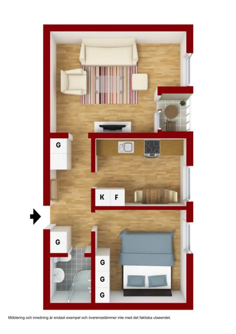 Bostadsrätt, Alamedan 23, Trossö, Karlskrona