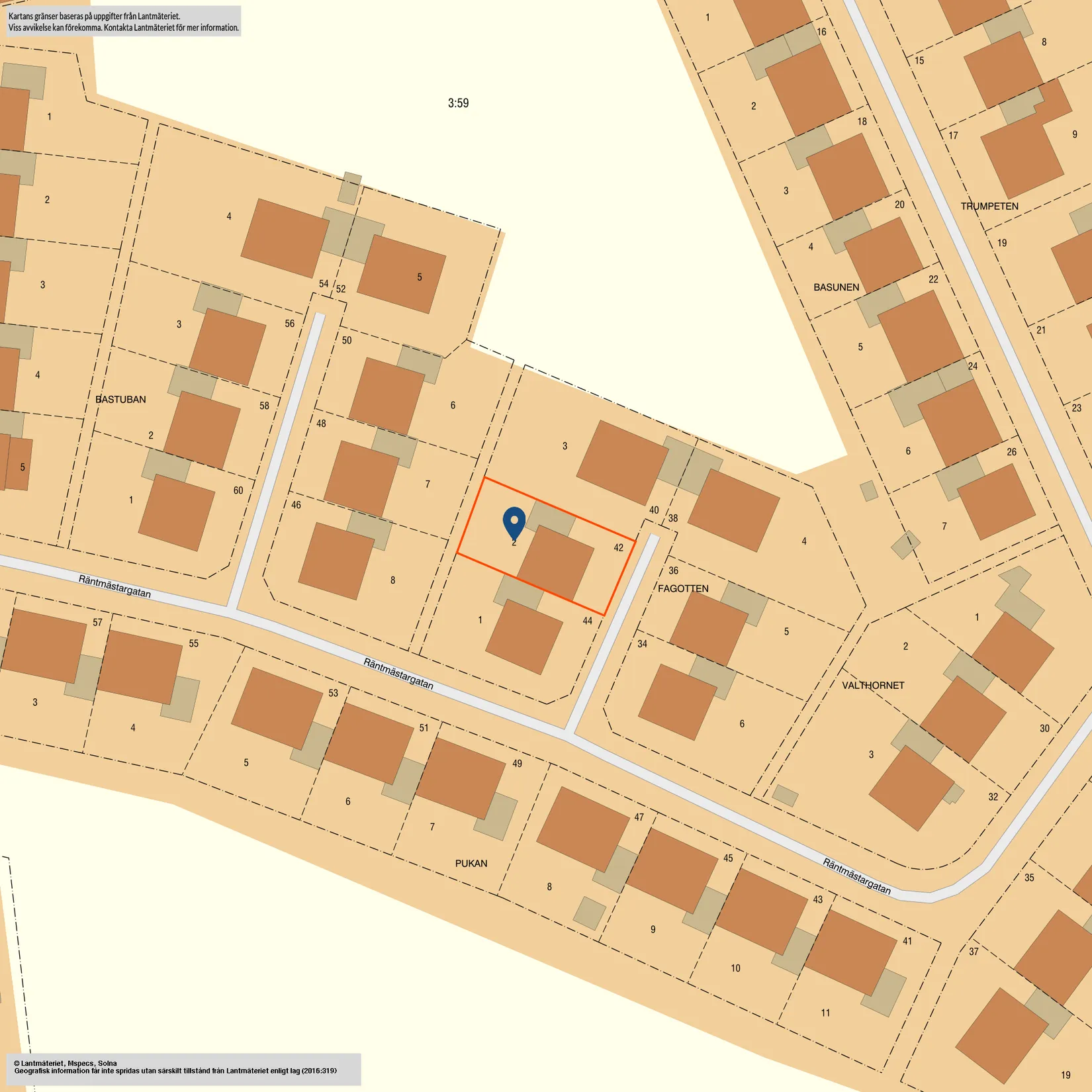 Radhus, Räntmästargatan 42, Sörby, Örebro