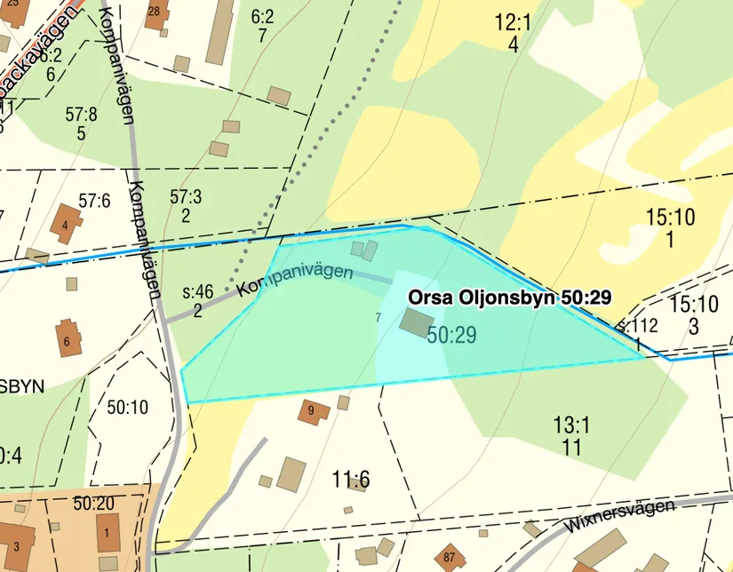 Villa, Kompanivägen 7, Oljonsbyn, Orsa