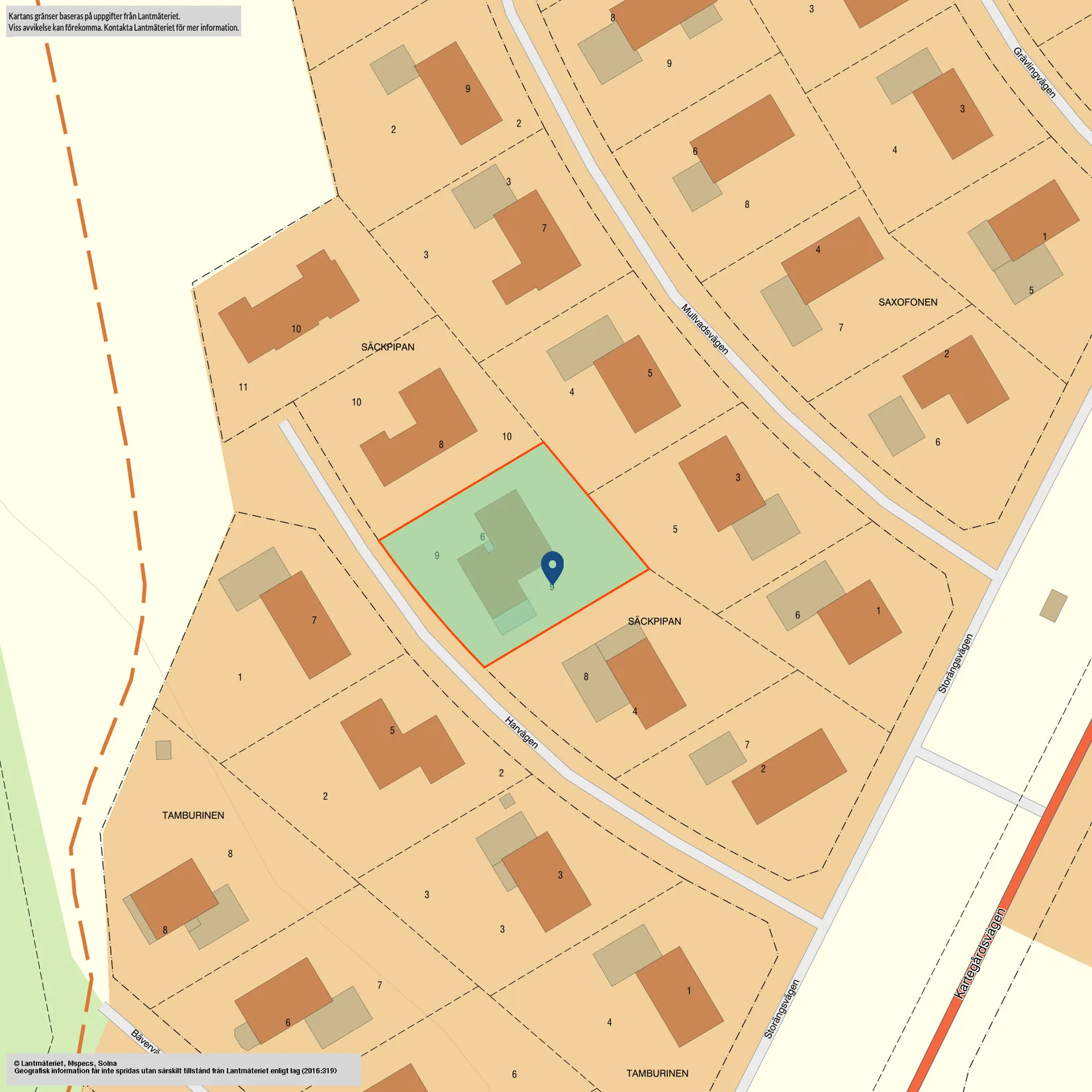 Villa, Harvägen 6, Råda, Lidköping