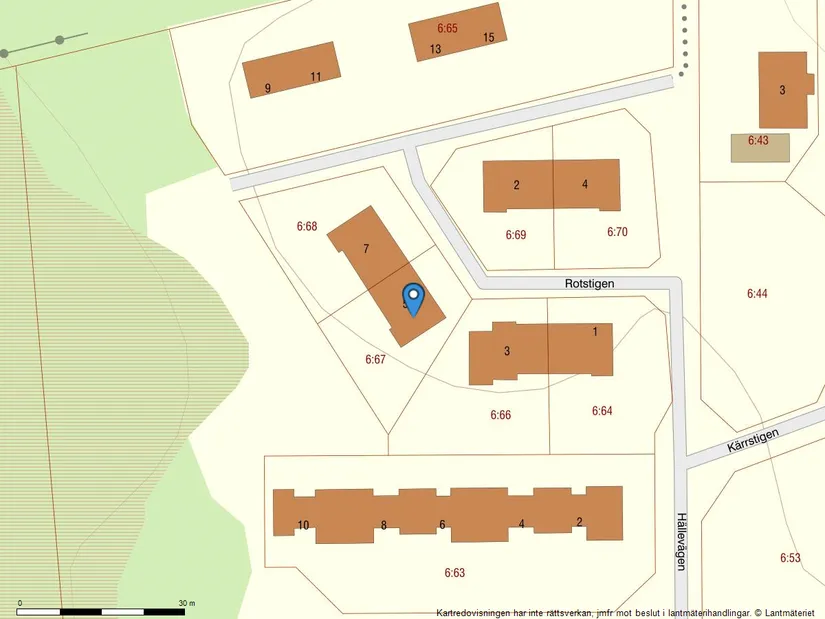 Radhus, Rotstigen 5, Ljungsarp, Tranemo