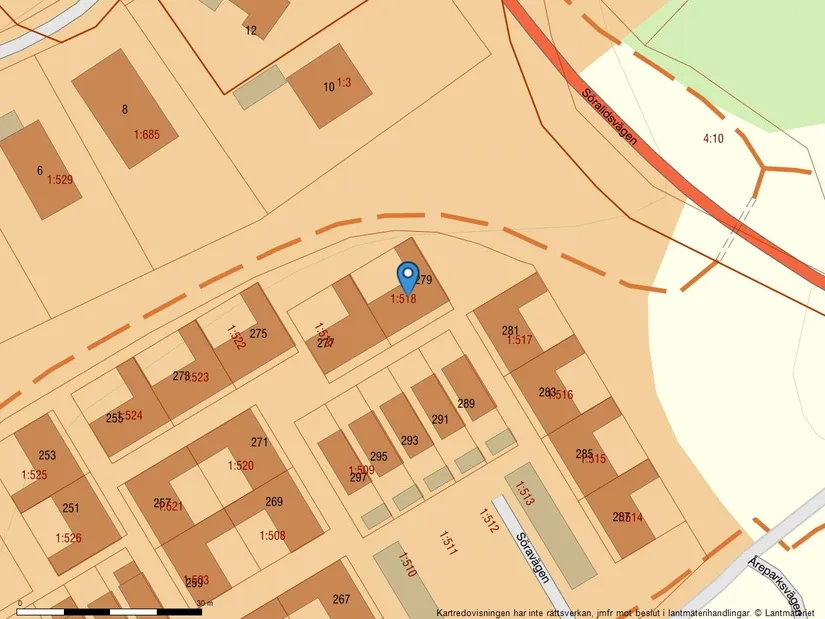 Radhus, Söravägen 279, Söra, Österåker